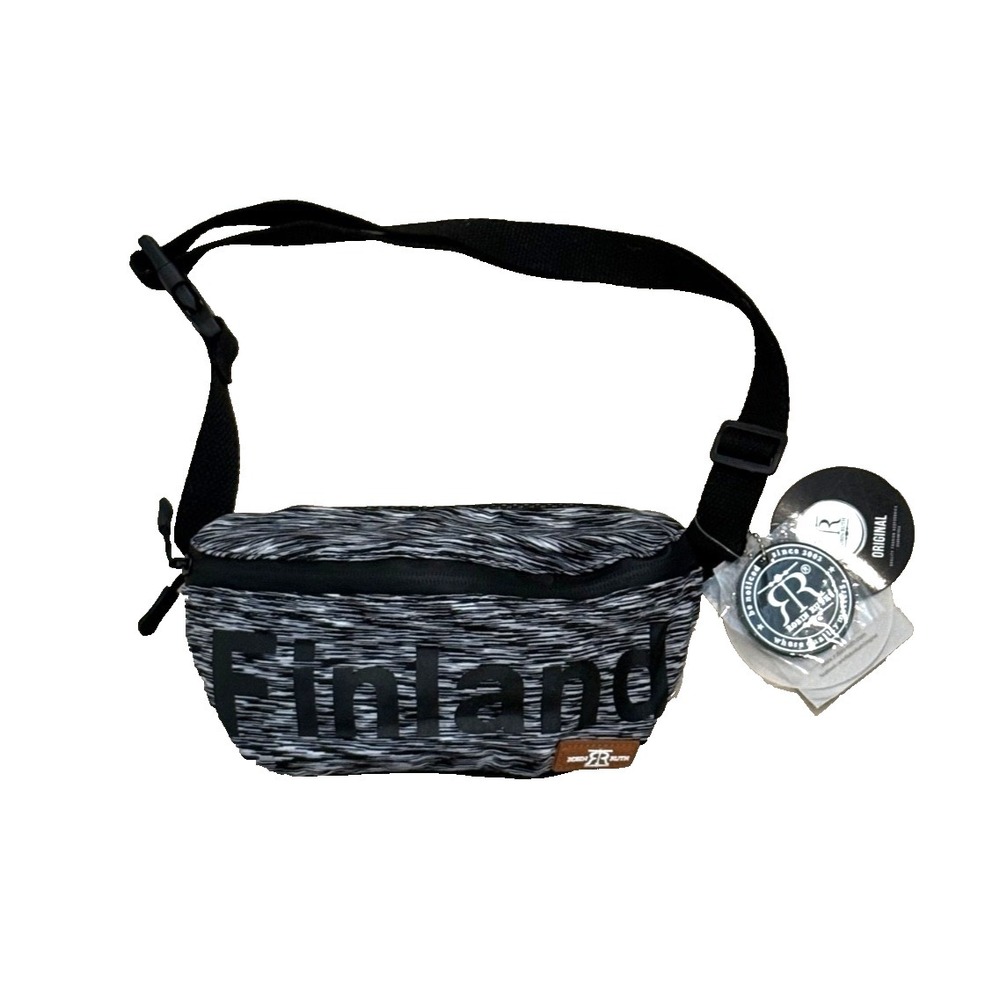 Robin Ruth FINLAND Fanny Pack/Crossbody Bag; Black/White; NWT